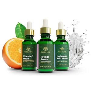 Tree of Life Vitamin C Serum, Retinol Serum & Hyaluronic Acid Serum. Never used